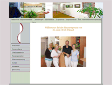 Tablet Screenshot of dr-wuensch.de